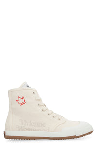 Animal Gym canvas high-top sneakers